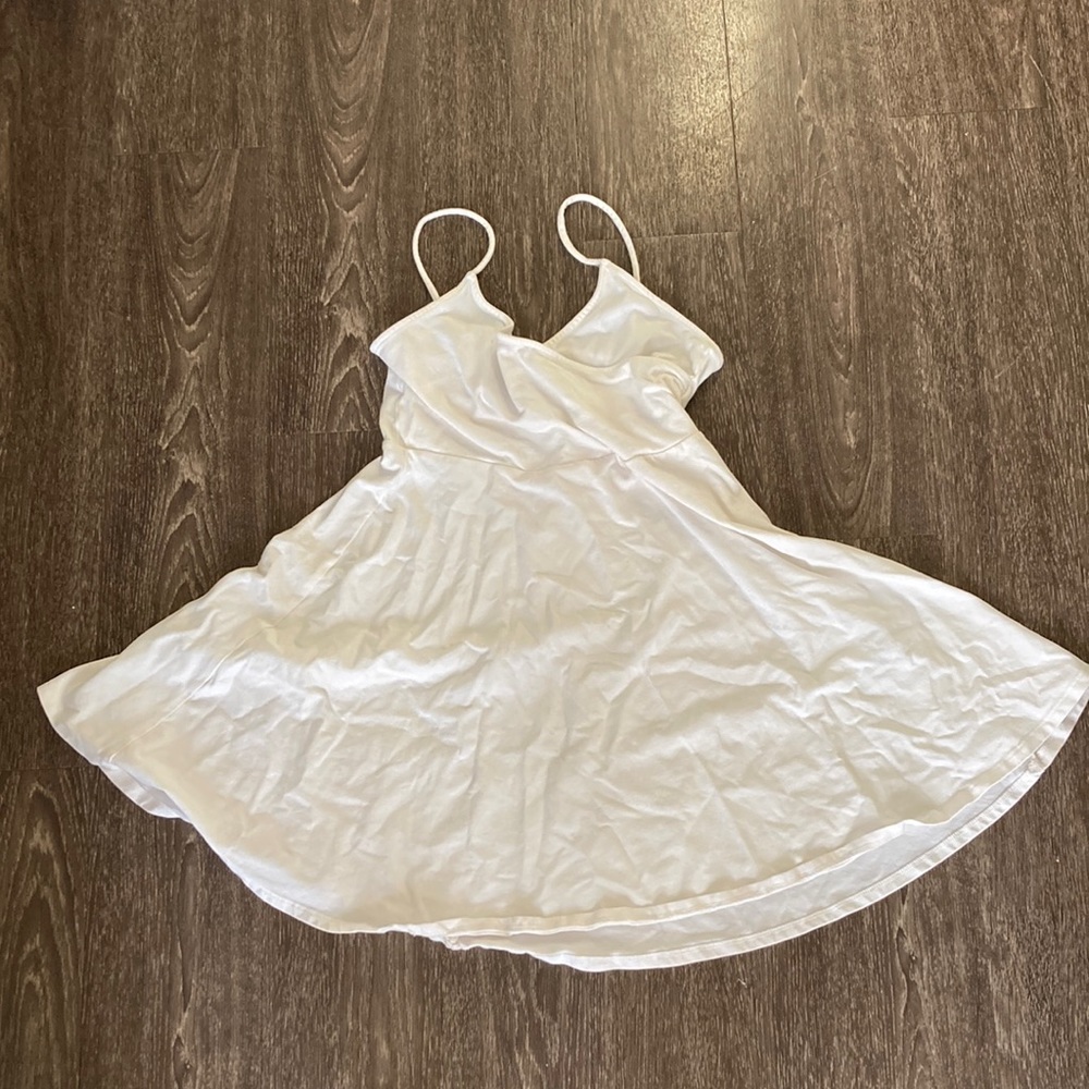 Pure white sundress